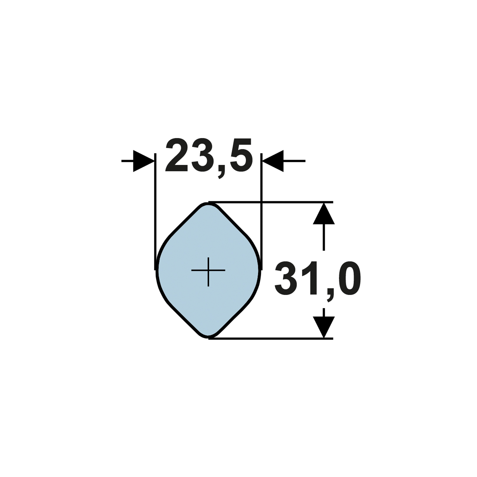 FK Söhnchen* | Tube citron de cardan agricole intérieur 23,5 x 31 mm  matériau plein FDS100 FKSDriveShaft Tube citron de cardan agricole  intérieur 23,5 x 31 mm matériau plein FDS100 FKSDriveShaft