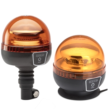 Gyrophares LED rotatif sur batterie 