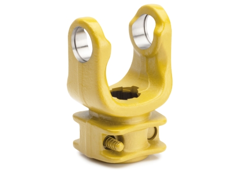 Mâchoire d'extremité verrouillage rapide à poussoir pour cardan agricole 1 1/8 pouce 6 cannelures FDS100 FKSDriveShaft Mâchoire d'extremité verrouillage rapide à poussoir pour cardan agricole 1 1/8 pouce 6 cannelures FDS100 FKSDriveShaft