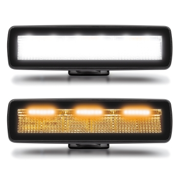 Lampe d'avertissement LED ECE R65 + Barre LED lumineuse ECE R23 1.800lm 23W AdLuminis Blackline Lampe d'avertissement LED ECE R65 + Barre LED lumineuse ECE R23 1.800lm 23W AdLuminis Blackline