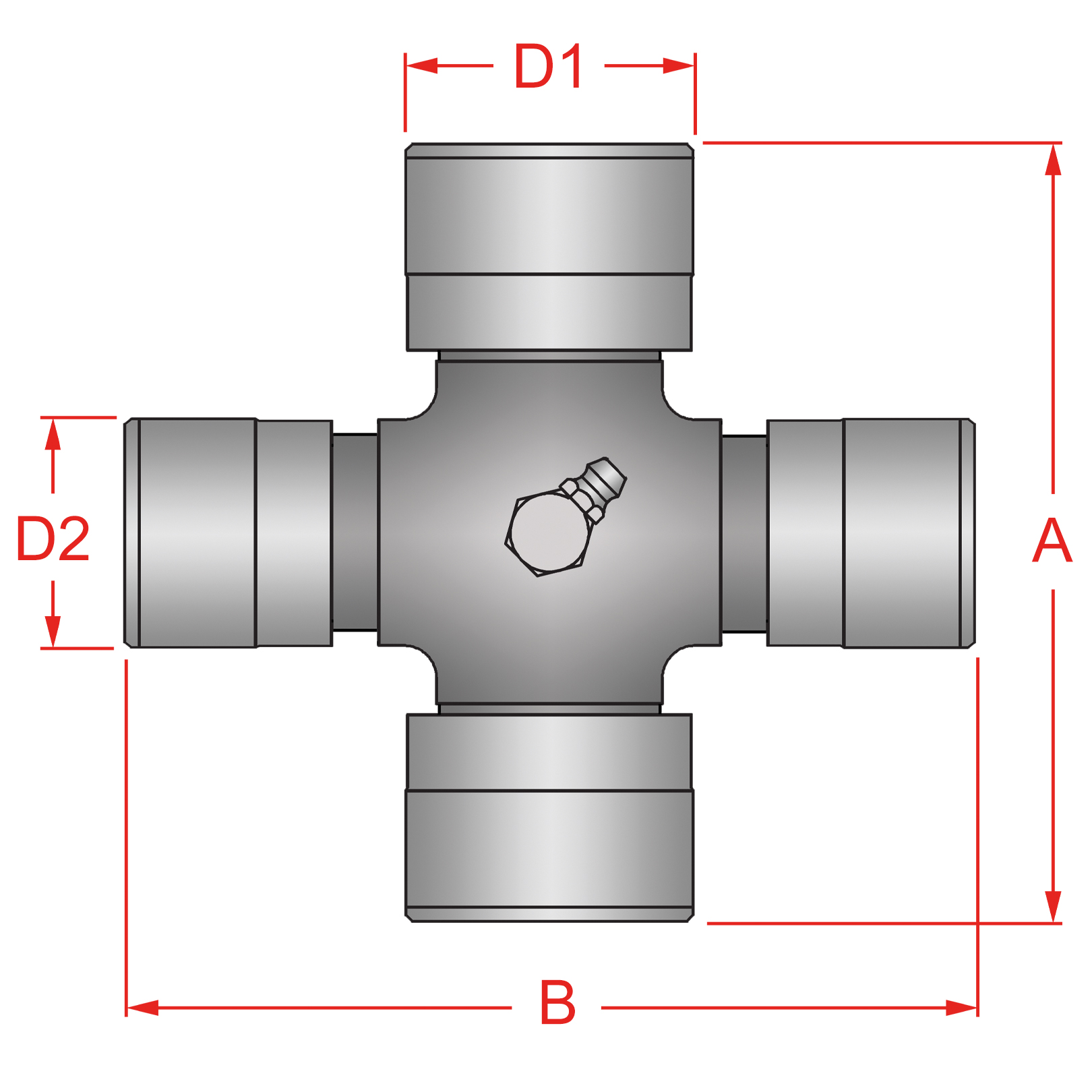 FK Söhnchen* | Croisillon de cardan agricole homocinétique tube citron  FDS300WW FKSDriveShaft Croisillon de cardan agricole homocinétique tube  citron FDS300WW FKSDriveShaft