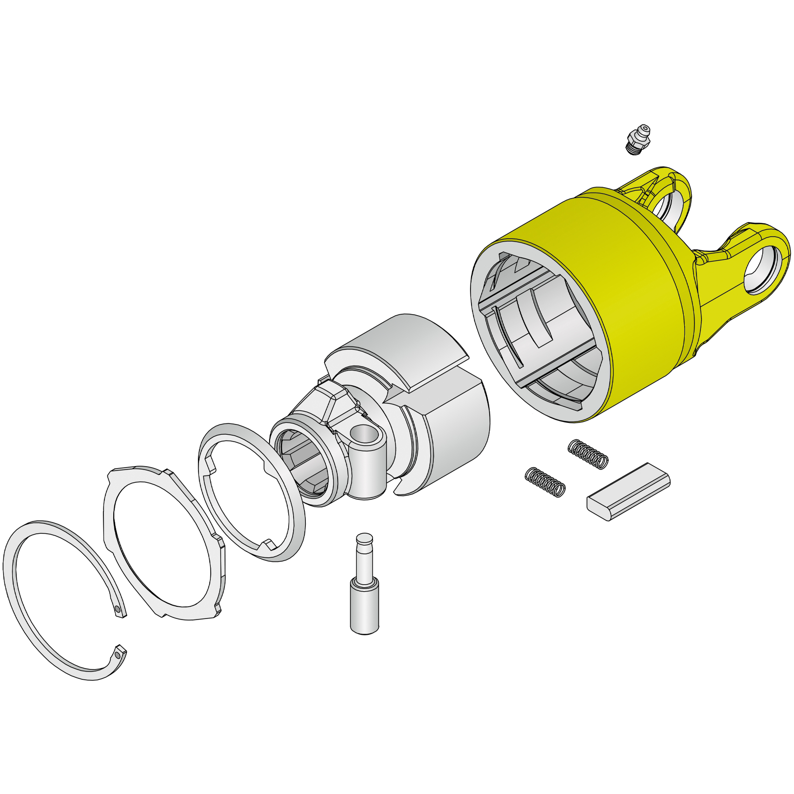 FK Söhnchen* | Roue libre pour cardan agricole 2500 Nm 1 3/8 pouce 6  cannelures rotation droite FDS100 FKSDriveShaft Roue libre pour cardan  agricole 2500 Nm 1 3/8 pouce 6 cannelures rotation droite FDS100  FKSDriveShaft